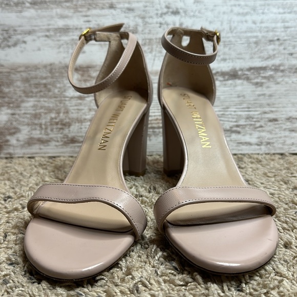 STUART WEITZMAN NearlyNude leather sandals size 11B - Picture 10 of 16